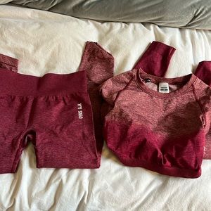 Red Ombré Gymshark Set